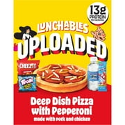 Lunchables Uploaded Deep Dish Pizza with Perpperoni Kids Lunch Meal Kit, 15.12 Oz Box