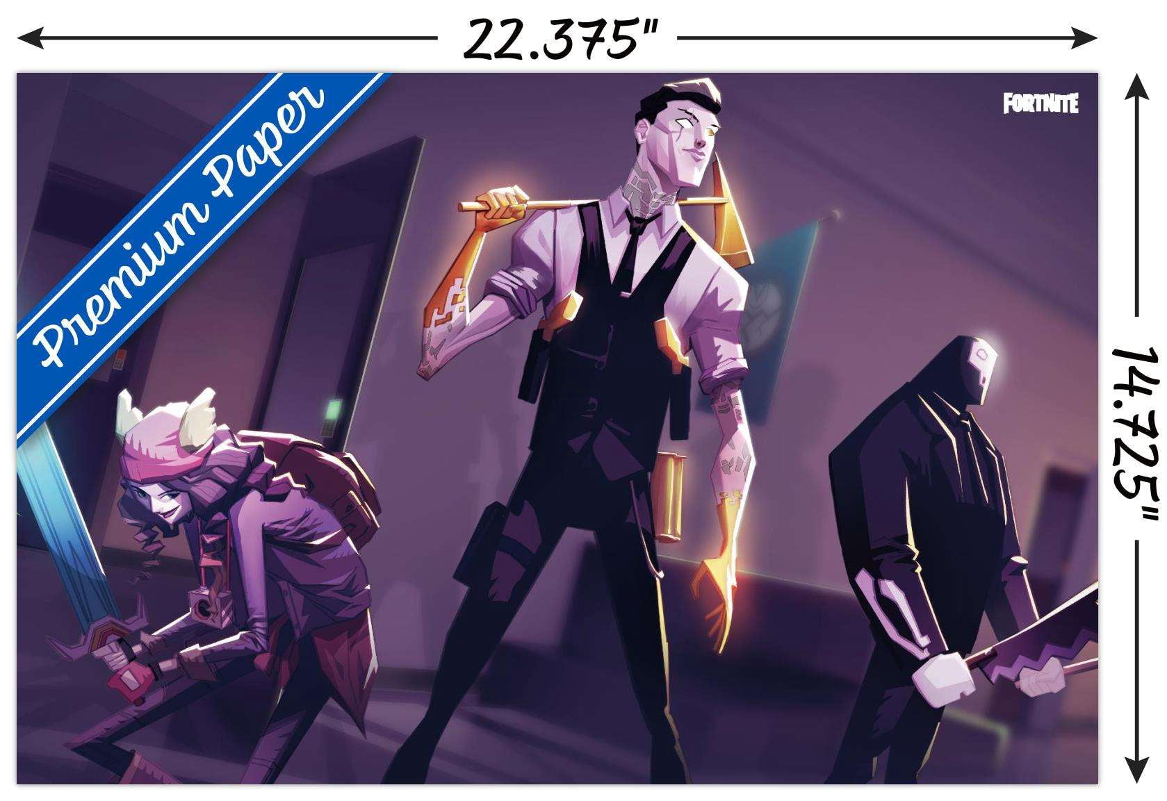 Fortnite - Boss Fight Wall Poster, 14.725" x 22.375"