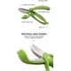 thumbnail image 3 of Tijeras para ensaladas nuevas y mejoradas para picar, mezclar, cortar, cortar verduras, picadora, cortadora de alimentos, cortadora de verduras de alta resistencia, 3 of 4