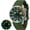 Green (Silicone), variant on Automatic Dive Watches for Men, Sport 20ATM Waterproof Analog Mechanical Watch with Date, Super Luminous, Stainless Steel, Sapphire Crystal, Fashion Men's Pro Diver Watch (Green)