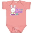 thumbnail image 3 of Inktastic My 1st Easter with Bunny and Easter Basket Girls Baby Bodysuit, 3 of 5