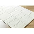thumbnail image 3 of Hauteloom Xylia Wool Living Room, Bedroom Area Rug - Contemporary - Off White, Light Silver - 18" Sample, 3 of 6