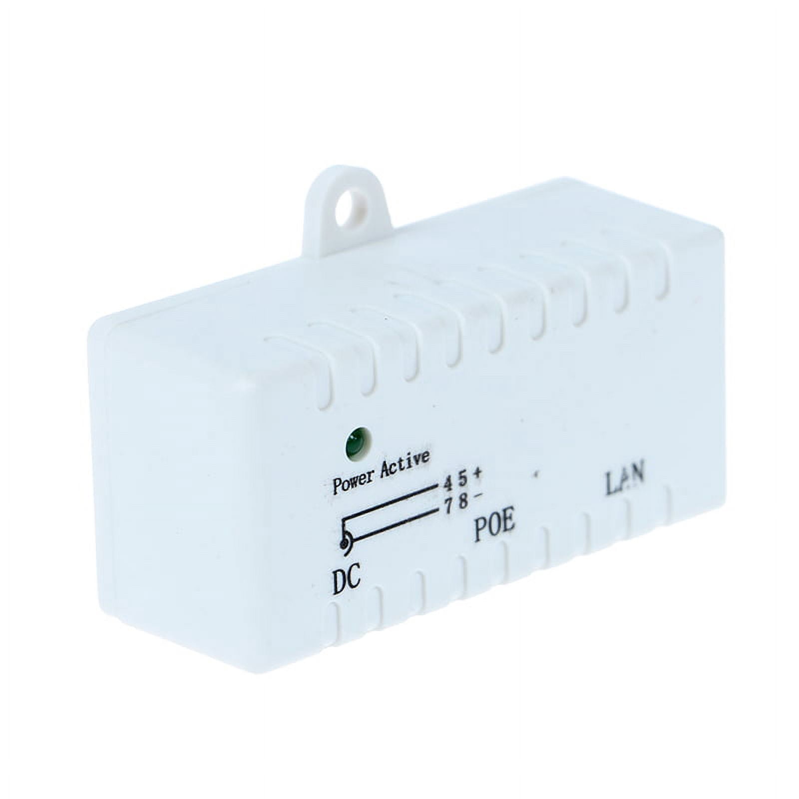 12V - 48V Passive POE injector for IP Camera VoIP Phone Netwrok AP device