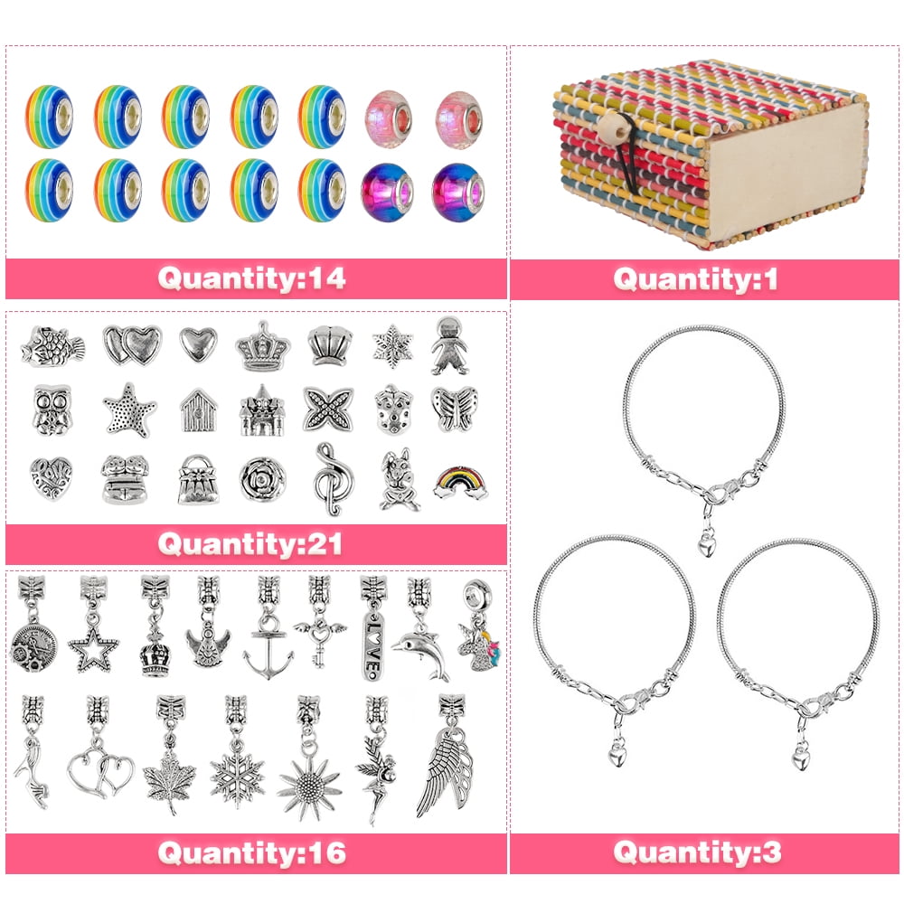  HYASIA Unicorn Gifts for Girls Jewelry Making Kit