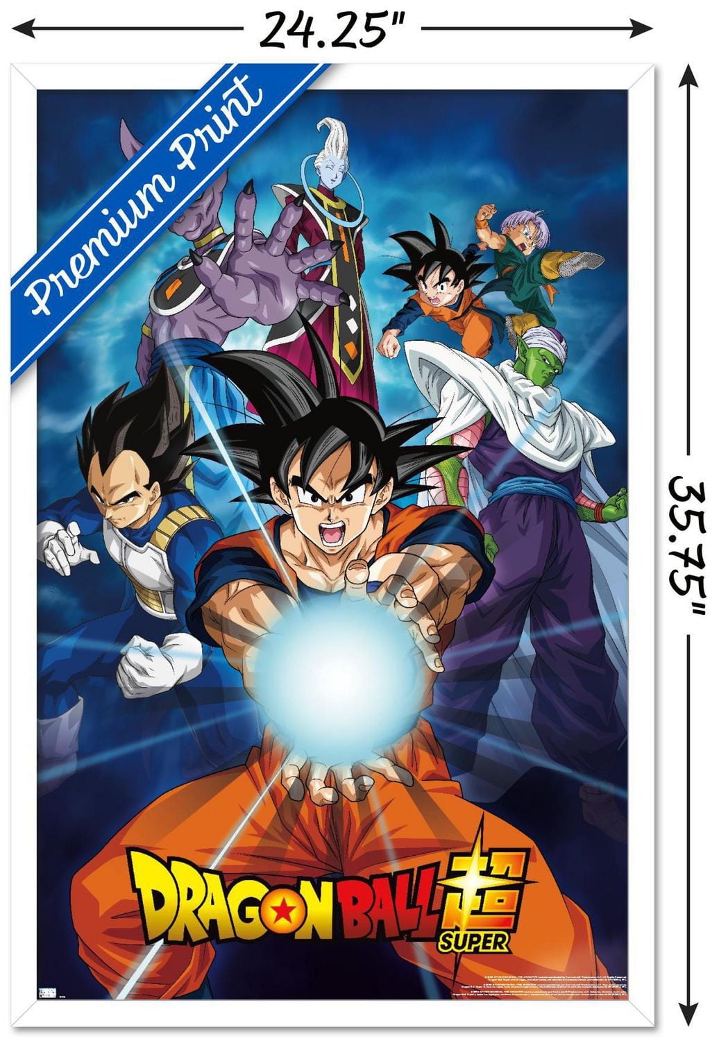 Dragon Ball Super - Groups Wall Poster, 22.375" x 34" Framed