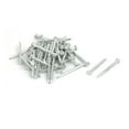 thumbnail image 2 of 1.5-inch Length Carbon Steel Point Tip Wall Cement Nail Silver Tone 50pcs, 2 of 4