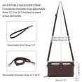 thumbnail image 2 of KALUNMA Women Wallet Purse Credit Card Holder with RFID,Small Crossbody Bags for Women Leather Purses with 2 Straps, 2 of 6