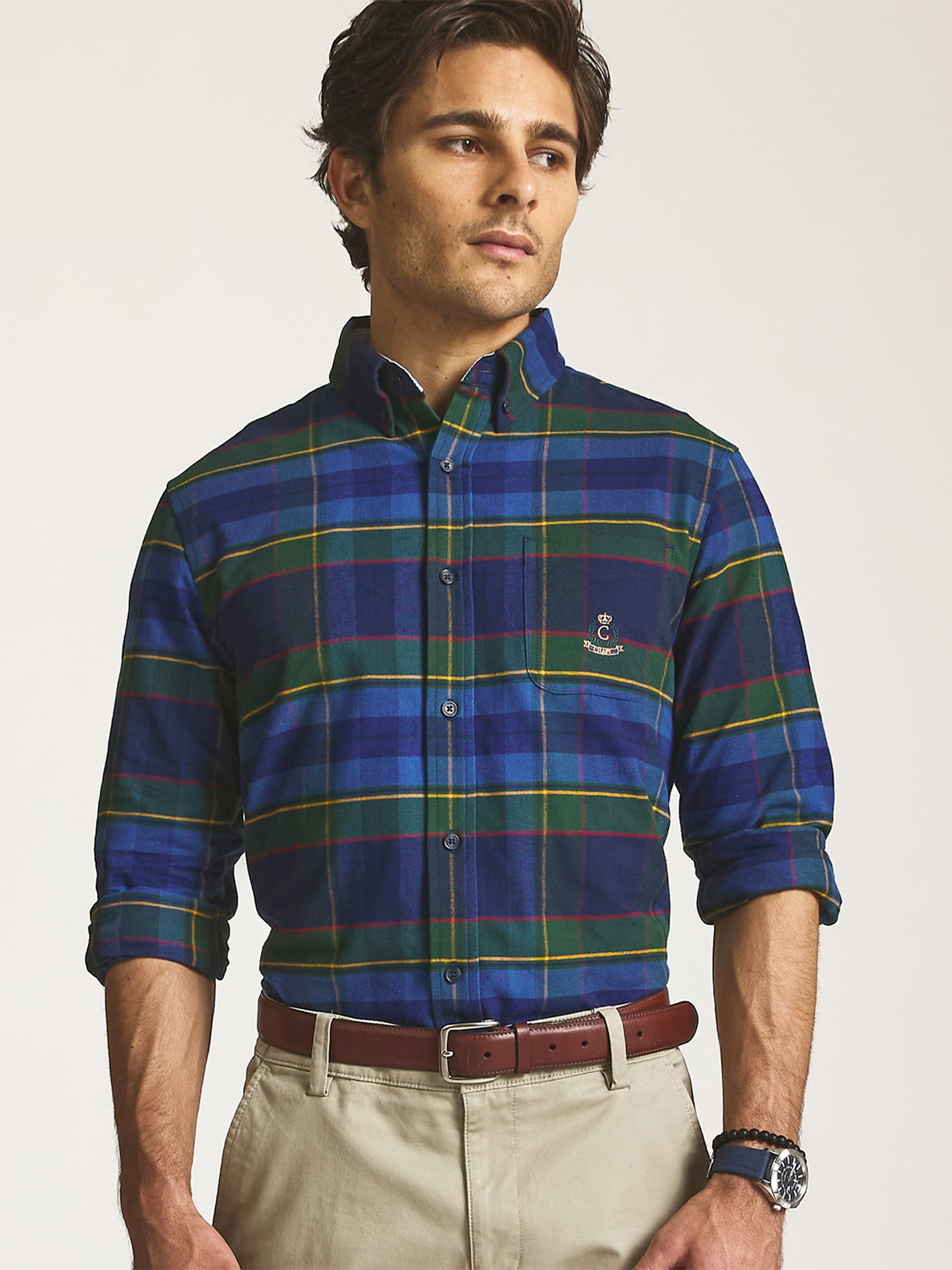Chaps Men’s and Big Men’s Heritage Cotton Oxford Shirt, Sizes S–2XL