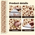 thumbnail image 5 of Peel and Stick Wallpaper Abstract Brown Cream Cowhide Print Wall Mural 17.7in x 9.8ft Self Adhesive Removable Wall Paper Renter Friendly Wallpaper for Nursery Bedroom Cabinets, 5 of 8