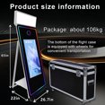 thumbnail image 6 of Magic Mirror Photo Booth 65inch Machine with 43inch Touch Screen Machine with Square Light and Flight Case for Events, 6 of 8