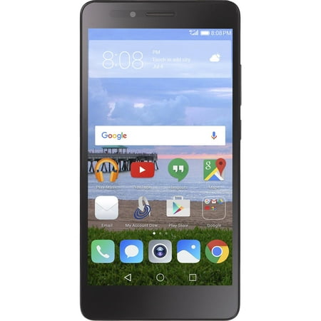 Straight Talk Huawei Sensa 16GB Prepaid Smartphone, Gray Straight Talk Huawei Sensa 16GB Prepaid Smartphone, Gray
