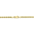 thumbnail image 4 of Leslie's Real 10kt Yellow Gold 2.75mm Diamond-Cut Rope Chain; 18 inch; Lobster Clasp; for Adults and Teens; for Women and Men, 4 of 5