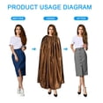 thumbnail image 3 of Unique Bargains Portable Dressing Room, 1.3Meters Length Instant Changing Tent for Beach, Brown, 3 of 6
