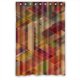 thumbnail image 1 of ABPHQTO Cortina de ducha de rejilla de color oscuro Cortina de ducha impermeable 120x180 cm, 1 of 2