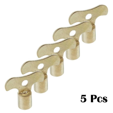 

GLFSIL 5X Radiator Plumbing Bleed Bleeding Key Keys Solid Iron For Venting Air Valve