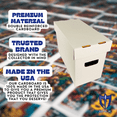 thumbnail image 5 of Max Protection Short Comic Book Storage Boxes - Holds 150-175 Comic Books, Ideal for Comic Book Storage and Home Storage, Stackable - Set of 10, White, 5 of 5