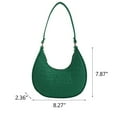 thumbnail image 6 of LShunze Small Hobo Bags for Women Crescent Shoulder Purse Casual Soft Crossbody Handbag, 6 of 7