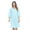 Flower Blue, variant on Casual Nights Women's Flannel Floral Long Sleeve Nightgown