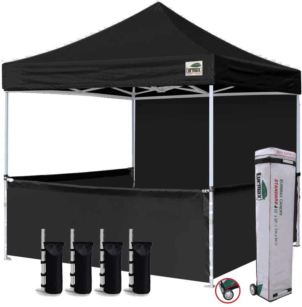 Eurmax 10x10 Ez Pop Up Booth Canopy Tent Commercial Instant Canopies