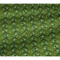 thumbnail image 4 of oneOone Cotton Jersey Forest Green Fabric Chevron Geometric Diy Clothing Quilting Fabric Print Fabric By Yard 58 Inch Wide, 4 of 4