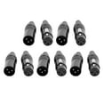 thumbnail image 3 of Pin XLR Plug,5 Pair 3 Pin XLR Audio Socket Audio Socket Next-Gen Design, 3 of 8