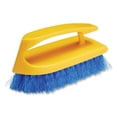 thumbnail image 4 of "Iron-Shaped Handle Scrub Brush, Blue Polypropylene Bristles, 6"" Brush, 6"" Yellow Plastic Handle | Bundle of 2 Each", 4 of 4