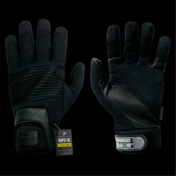 RapDom  Rope Rescue Glove, Black, Large