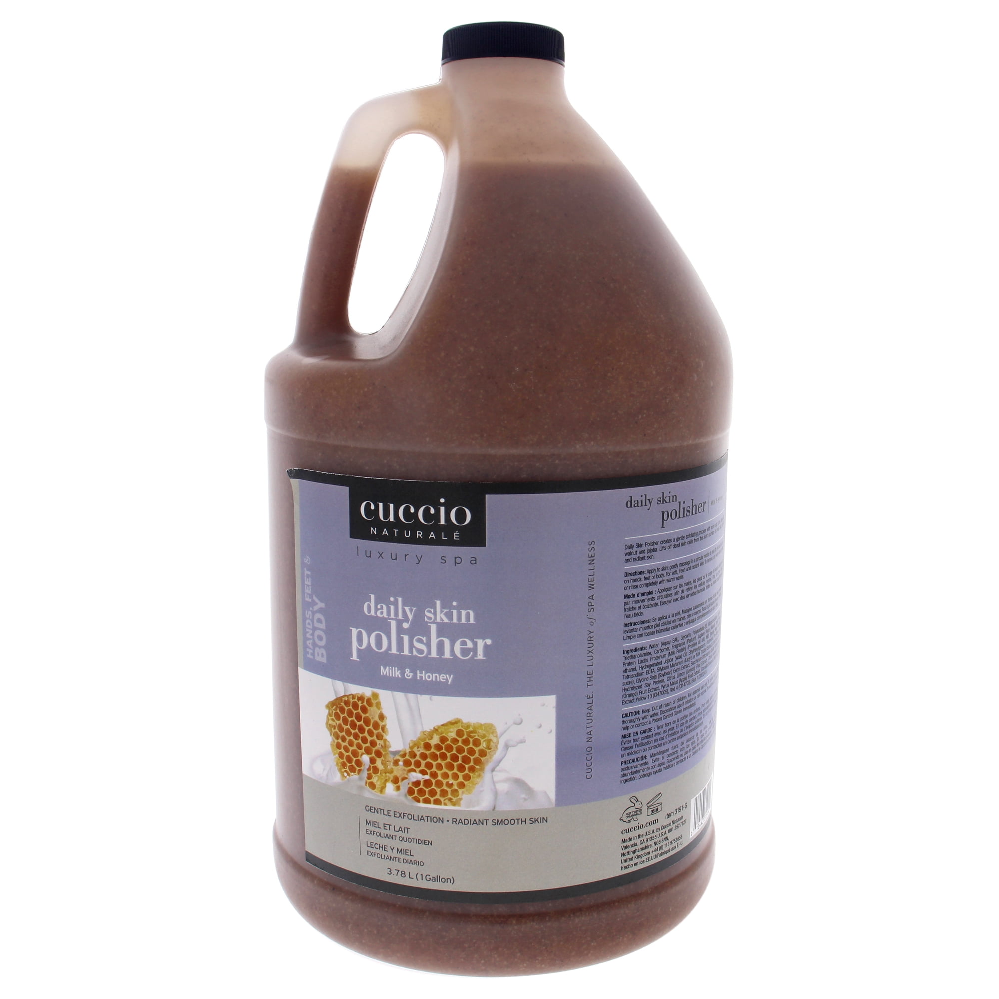 Cuccio Milk & Honey Skin Polisher – Peeling Für Zarte Haut, 32 Oz Salon-Größe