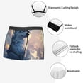 thumbnail image 3 of Yiaed Cloud Wolf Print Men's Soft Cotton Boxer Shorts Breathable Boxers Underwear Moisture-Wicking Underwear Stretch Boxer Briefs for Man-X-Large, 3 of 5