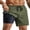 Army Green, variant on COOFANDY Mens Swim Trunks with Compression Liner Cruise Essentials 7 Inch Bathing Suit Beach Short with Zipper Pockets
