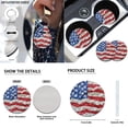 thumbnail image 5 of Jeiento American Flag 17 Piece Car Seat Covers With Floor Mats, Steering Wheel Cover, Armrest Pad, Seat Belt Covers, Coaster, and Keychain, Universal Fit for Most Vehicles, 4Th of July Auto Decor, 5 of 6