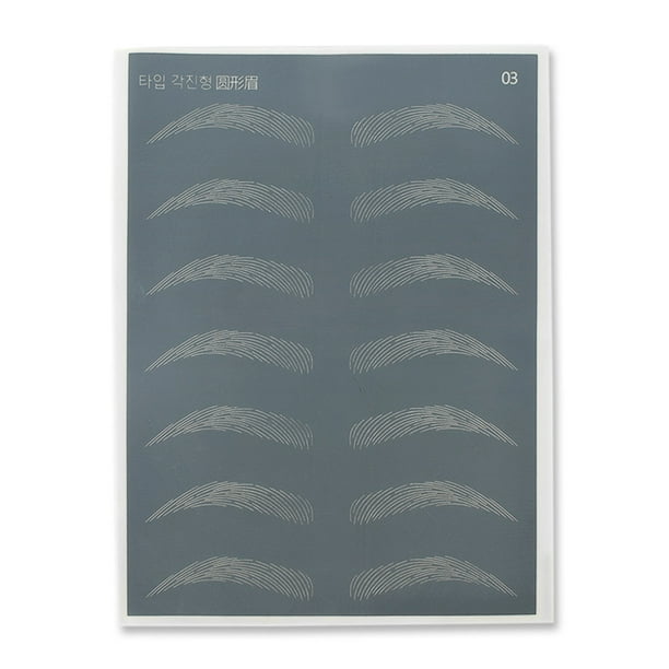 eyebrow practice skin permanent makeup soft silicone brow