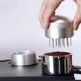 thumbnail image 3 of Herramienta De Distribución De Espresso, Agitador De Café Espresso Tipo Aguja, Distribuidor De Agujas De Café De Acero Inoxidable Con Base, Agitador De Espresso Con Aguja, 3 of 7