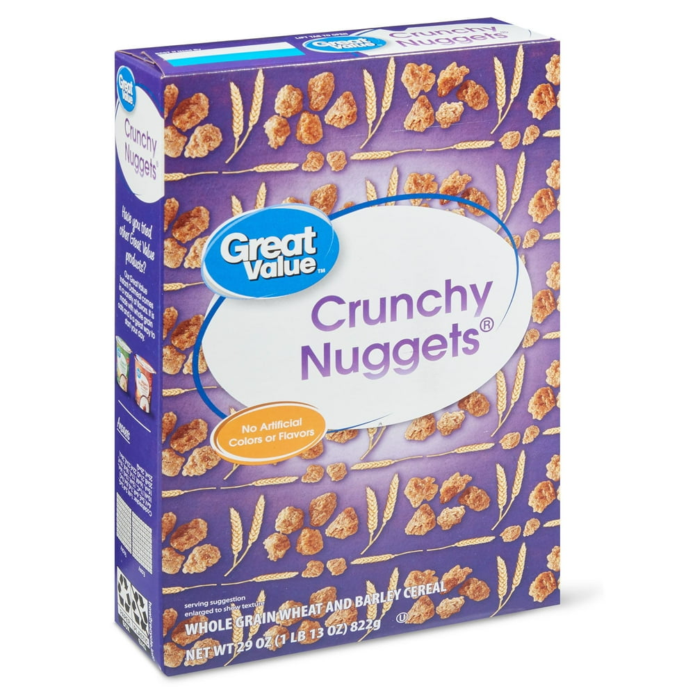 Great Value, Crunchy Nuggets Breakfast Cereal, 29 oz