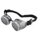 thumbnail image 2 of ABS Estilo Vintage Steampunk Gafas de Sol de Doble Capa para Fiesta Prop Decorvintage Plata, 2 of 5