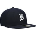 thumbnail image 3 of Men's New Era Navy Detroit Tigers Authentic Collection On-Field Home 59FIFTY Fitted Hat, 3 of 6