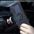 thumbnail image 2 of GSA Premium Bumper Case w/Magnetic Ring for Samsung S22 Ultra - Clear/Black, 2 of 3