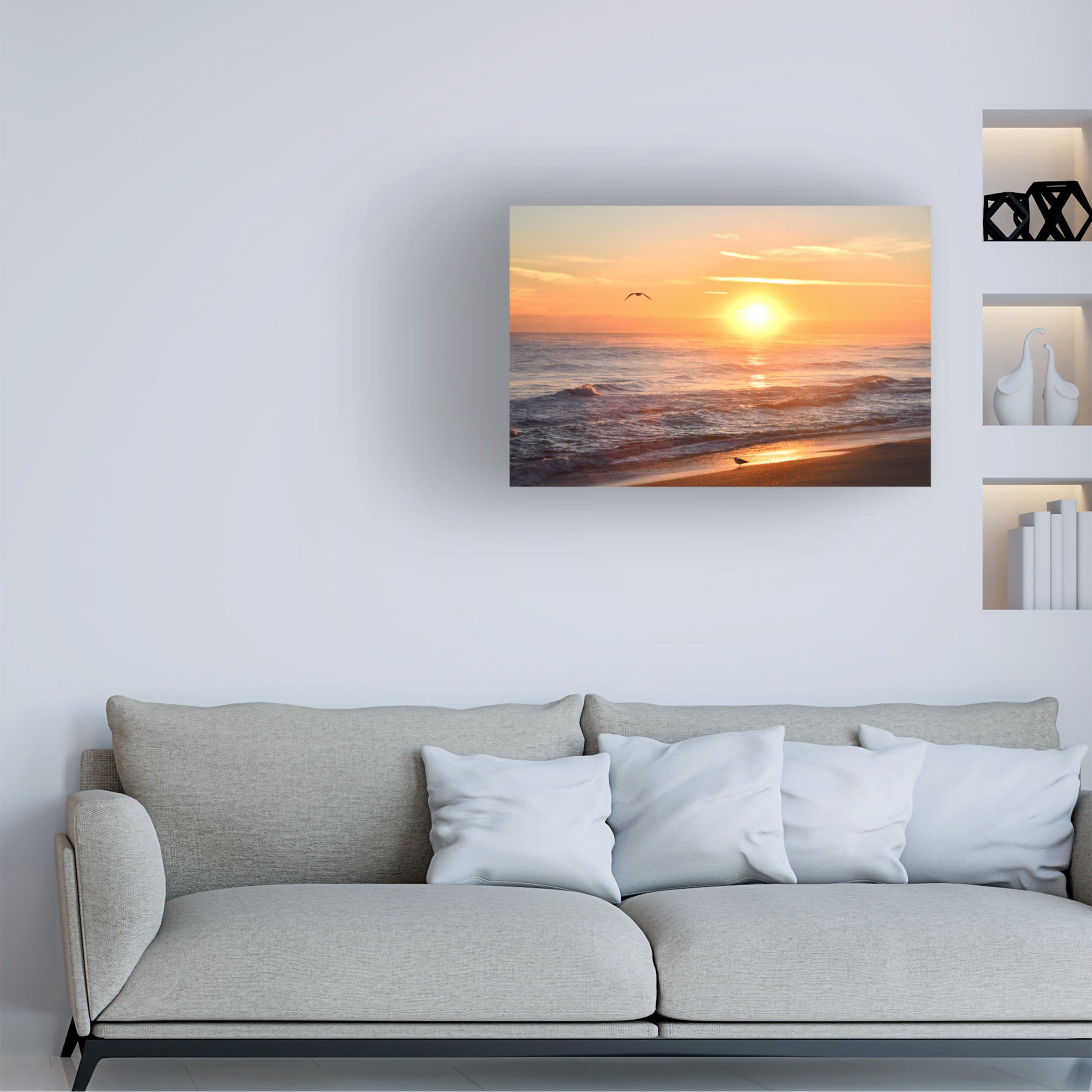 Robert Michaud 'Sunrise Playalinda Beach 2' Canvas Art