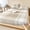 Brown, variant on King Size Fitted Sheet Set - Beige Buffalo Plaid 3 Piece Bedding Sets 16" Deep Pocket Fitted Sheet with 2 Pillowcases, Farmhouse Modern Checkered Brushed Microfiber Hotel Luxury Bed Sheets