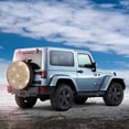 thumbnail image 3 of Daiia Egg and Avocado Tire Covers , Travel Trailer Camper Truck SUV Motorhome Waterproof Wheel Cover, Sun Rain Snow Protector-17 inch, 3 of 9