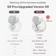 thumbnail image 4 of Momcozy Wearable Breast Pump, Hands Free Electric New Breast Pump of LED Display 2 Modes & 9 Levels 24mm Gray, 4 of 9