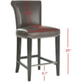 thumbnail image 5 of SAFAVIEH Seth Counter Stool Antique Brown, 5 of 7