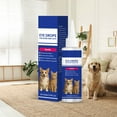 thumbnail image 6 of FHBVT Pet Eye Drops 50ml Dog Cat Tear Stain Remover Gentle Soothing Moisturizing Dry Red Eyes Allergies Secretion Blockage Small Animal Daily Eye Care Pet Grooming Feline Canine Eye Health, 6 of 9