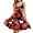 Heart Love, variant on Fashion Tank Dresses for Women Girls Red Heart A-Line Swing Flared Casual Party Dress Size 2XL Valentine's Day Sleeveless Round Neck Midi Dress