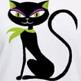 thumbnail image 3 of CafePress - Blackcat2 T Shirt - Womens Cotton V-Neck T-shirt, 3 of 4