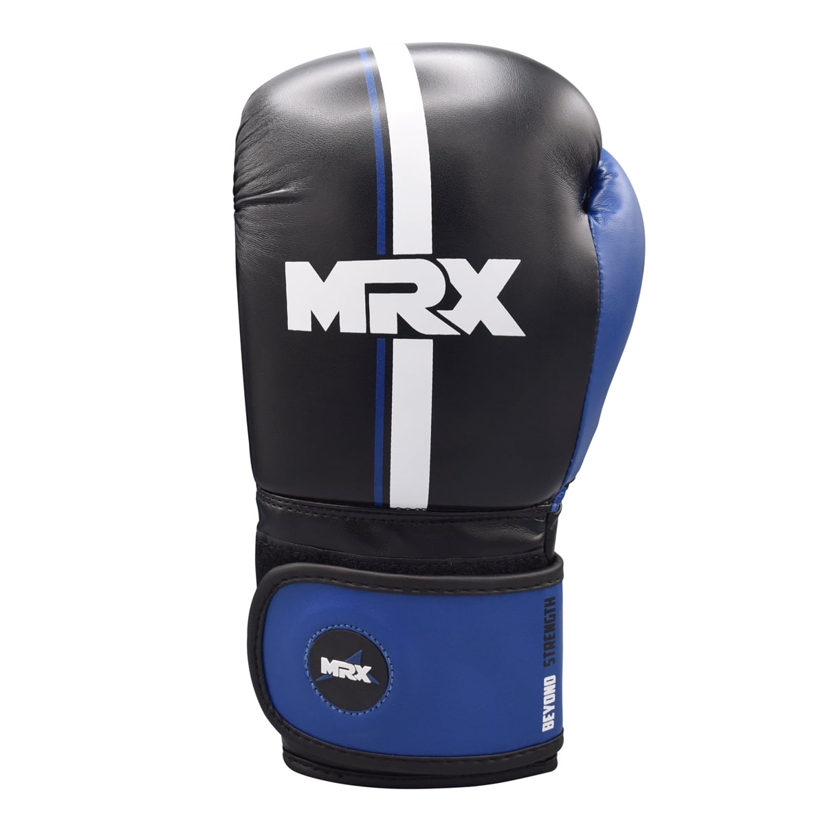 MRX Boxing Gloves for Men Women Boxing Training Gloves Kickboxing Muay Thai Sparring Punching Gloves Kickboxing Gloves Heavy Bag Workout Gloves for Boxing Durable Leather MMA Martial Arts|Black Blue
