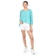 thumbnail image 4 of Blusa con abertura en espalda Roman Fashion /Juvenil, 8036 (Menta) turquesa M, 4 of 4