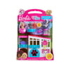 Just Play Barbie Pet Dreamhouse 2-Sided Playset, 10-pieces Include Pets and Accessories, Kids Toys for Ages 3 up