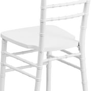 Flash Furniture Hercules Series Adult Size Wood Chiavari Chair for Events, White