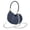 Black, variant on Bohemian Style Crocheted Seashell Crossbody Bag, Hand-woven Ocean Shell Handbag with Pearl Chain Shoulder Strap, Suitable for Summer Beach Vacation Handbag (Blue)